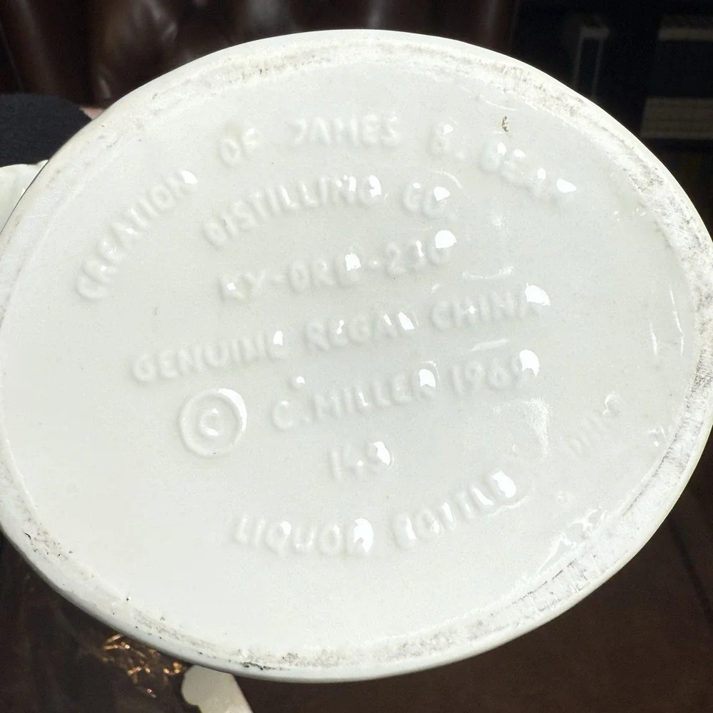 EMPTY VTG 1969 Jim Beam Trophy Robin Bird 13